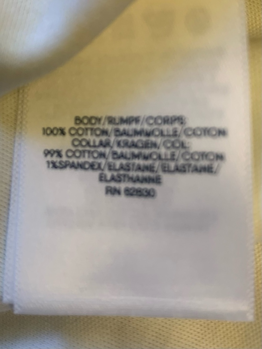 Lands' End Womens Short Sleeve Supima Polo Bright Sun Yellow Lemon Check Medium - Picture 7 of 7